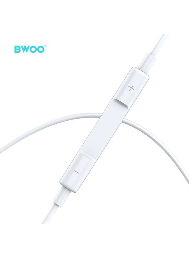 BWOO Lightning Wired Earphone With Microphone - Image 3